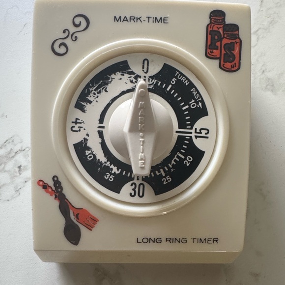 Cream Kitchen Timer - Picture 2 of 5